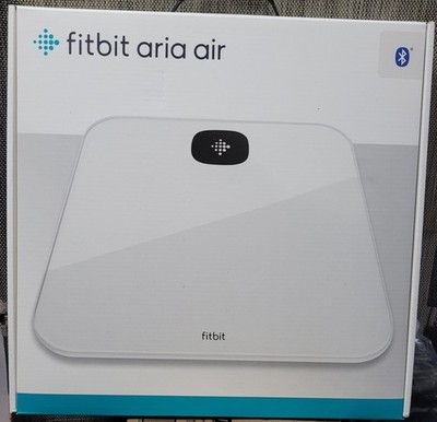 Fitbit Aria Air Bluetooth Digital Body Weight and BMI Smart Scale, White, New!