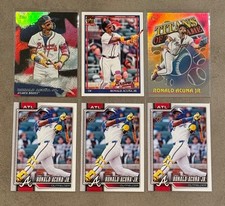 MLB BASEBALL TOPPS 2026 SERIES 1 RONALD ACUÑA JR. CARD LOT ATLANTA BRAVES