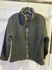 Woolrich jacket men’s M/ women’s L Green Full Zip Collar with Pockets 