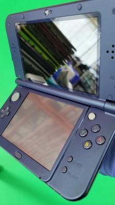 Blue New 3DS XL LL REGION FREE 128gb Perfect Screens 3rd Party