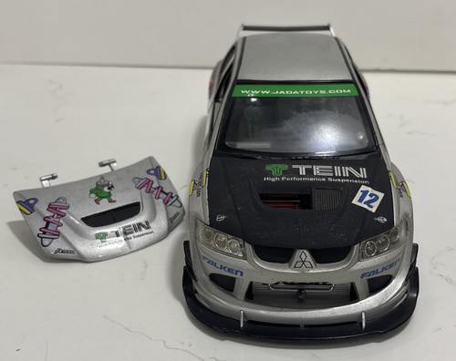 Mitsubishi Lancer Evolution VIII 1:18 Import Racer Jada Toys Silver (No Mirrors) - Picture 9 of 15