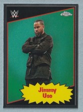 2025 Topps Chrome WWE '85 Topps Current #85TCJU Jimmy Uso