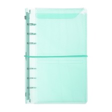 Clear A6 Binder Binder Cover, A6 Notebook Cover, Green 1Pcs