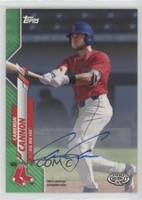 2020 Topps Pro Debut Green Auto 74/99 Cameron Cannon #PD-178 Auto 0c6