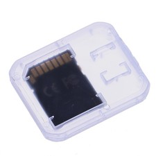 10Pcs Clear Plastic Memory Card Case Micro TF Card Storage Box Protection X.82