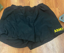 Mens APFU Shorts Army Military Black PT Physical Fitness Uniform XL