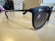 Ray-Ban Erika Classic RB4171 622/8G 54-18 Sunglasses - Matte Black/Grey O51