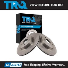 TRQ Rear Brake Rotors Set For 2019-2023 INFINITI QX50 2022-2023 QX55