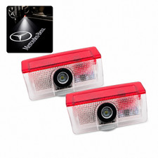 4-Pack LED Door Courtesy Light 3D Logo Ghost Shadow Laser Projector for Mercedes