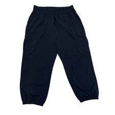 GapFit Runaround Pant Women's XL Black Cargo Jogger Elastic Waist Athleisure