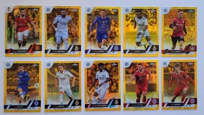 2022-23 Topps Chrome UEFA Club Competitions Base Gold Mini-Diamond /50 - Singles