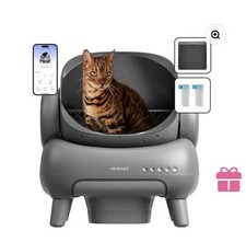 Neakasa M1 Open-Top Self-Cleaning Cat Litter Box Automatic Tray