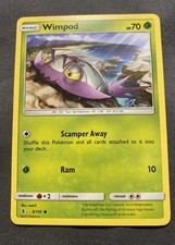 Wimpod 8/145 Sole e Luna Set Base Carta Pokemon Comune 2017 MP