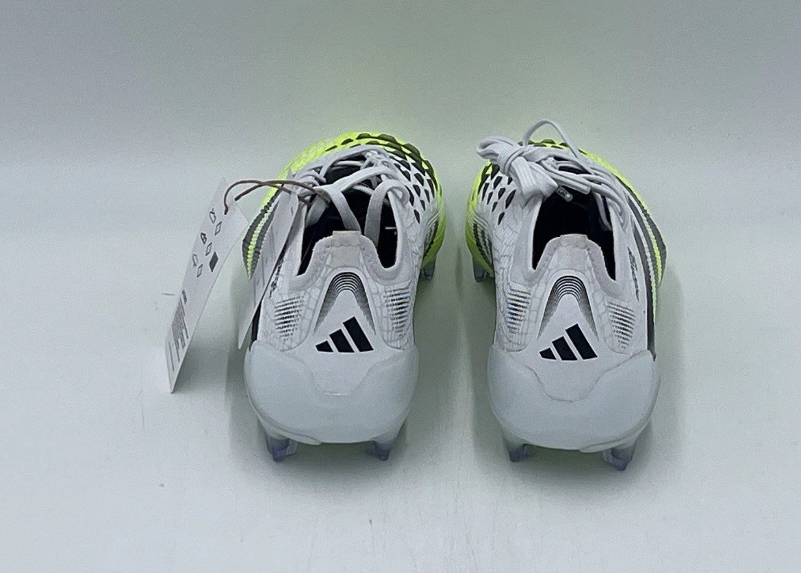 Adidas Predator Elite FG Soccer Cleats JI1082 White Lucid Lemon