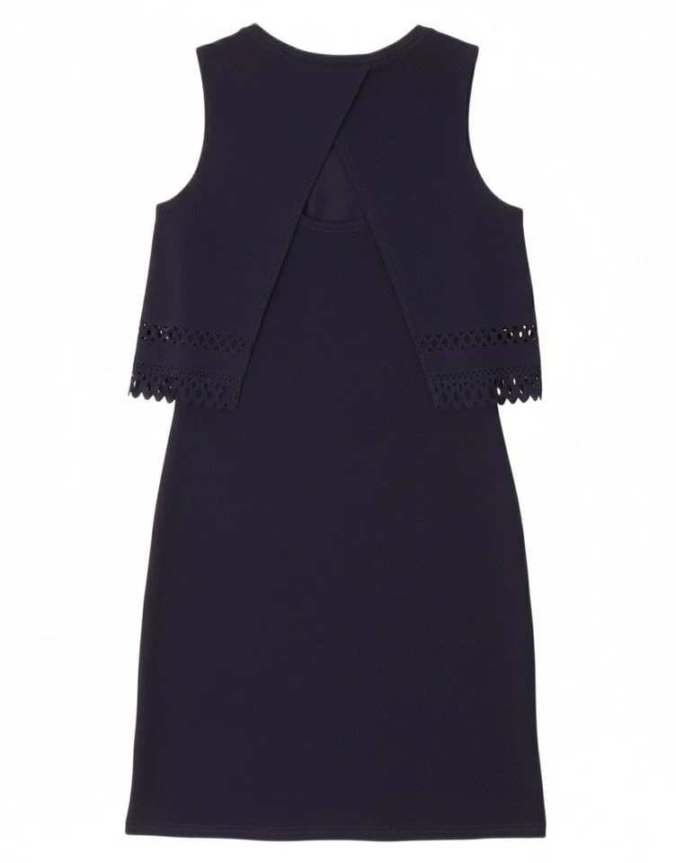 Vestido recto sin mangas Miss Selfridge para mujer Reino Unido 8 pequeño azul marino DP16 Foto 2 de 4