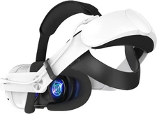 Head Strap with Battery Pack for Meta Quest 3S/Quest 3, 10000mAh 18W White 