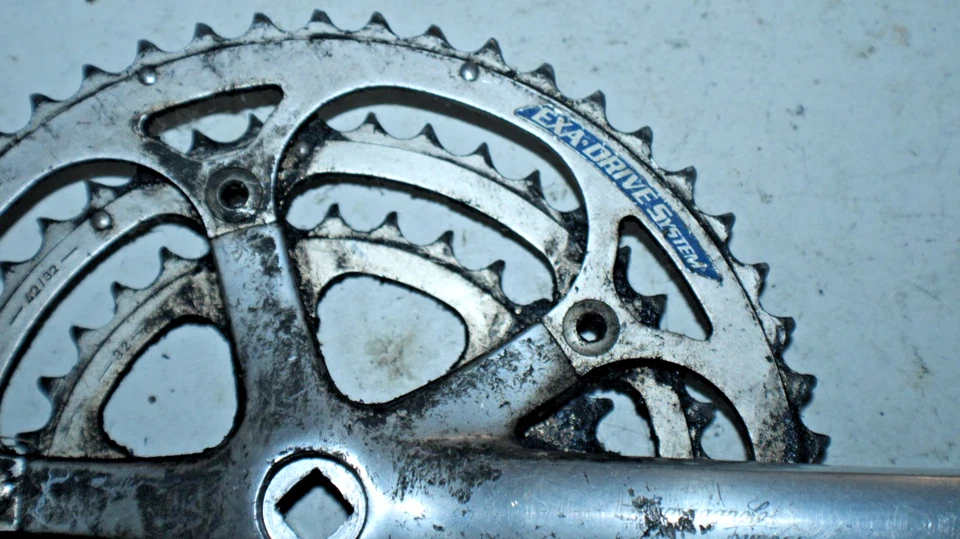 Campagnolo Mirage Driveside Crank Arm BCD130 52/42/32t 172.5mm ISO Campy Italian - Image 2 of 4