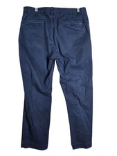 Polo Ralph Lauren Men's 32x30 Chino Pants Navy Blue Stretch Classic Fit Preppy