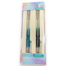Lifelines 2pk Scented Lava Pen Set Blue/Green Mountain Air Deep Woods Gel Pen
