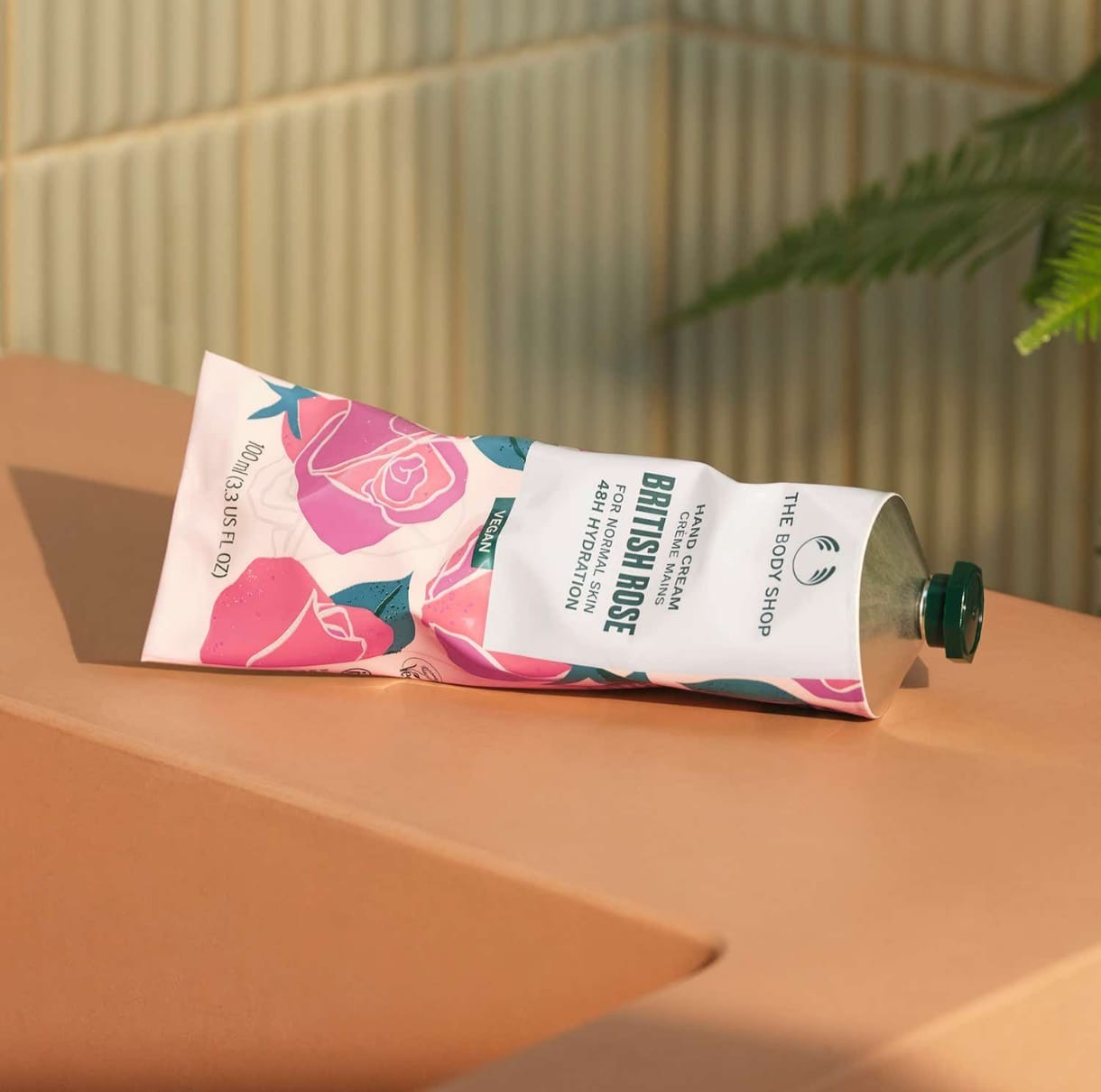 THE BODY SHOP British Rose Hand Cream- 100ml (3.3 US FL OZ)