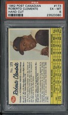 1962 Post Canadian Bob Clemente - PSA 6