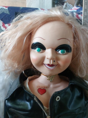 Chucky & Tiffany 24” Doll Set Bride Of Chucky Life Size - Picture 9 of 17