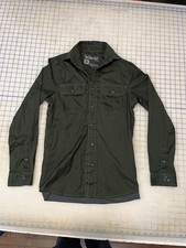 Vertx Shirt Mens S Small - WeaponGuard Tactical Utility Shirt Green Long Sleeve