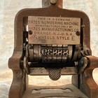 Vintage Bates numbering machine 5 wheels type E — photo 4