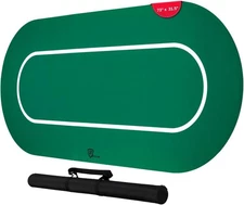 Non-Slip Poker Table Mat for Betting – Large 73 x 31.5