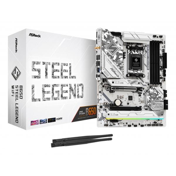 Am5 b650 steel legend wifi amd atx - Immagine 3