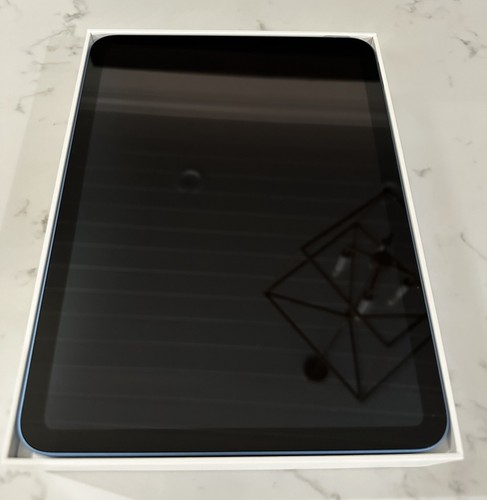 Apple iPad 10th Generation A2696 Blue 64GB 10.9 Wi-Fi Tablet DAMAGED PLEASE READ - Afbeelding 3 van 12