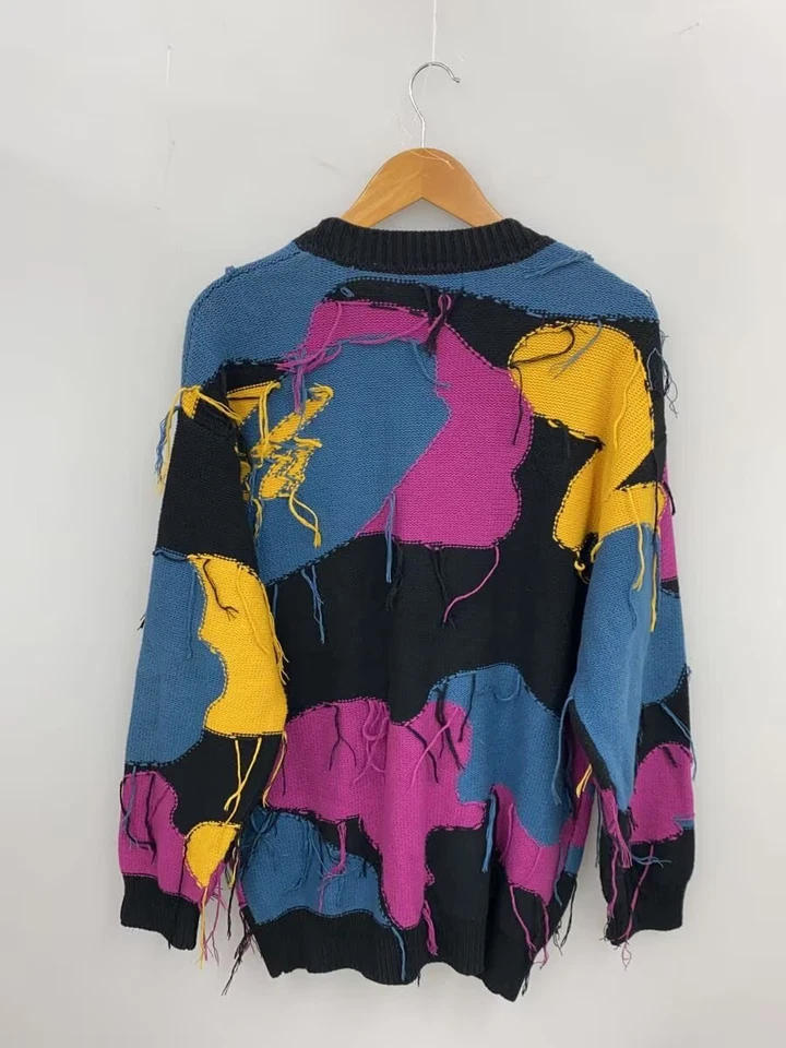 A BATHING APE cardigan Jacket Multicolor Used - Image 2 of 4