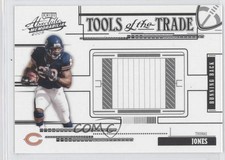 2005 Playoff Absolute Memorabilia Tools of the Trade Black /100 Thomas Jones 9ap