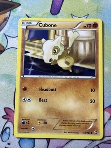 Cubone 60/124 B&W Dragons Exalted Common Pokemon LP
