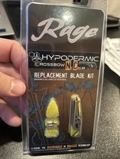 Rage Replacement Blades Kit for 100/125gr Hypodermic NC Broadheads - R38205