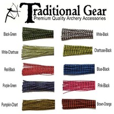 Archery ZEBRA WHISKER RUBBER BOWSTRING BOW STRING SILENCERS 4 Pc. Pack - 2 PAIR
