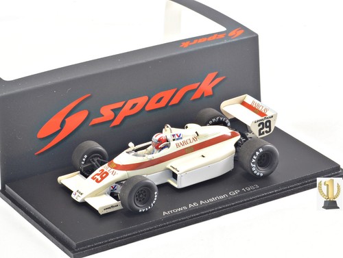 1:43 Spark S5793 Arrows A6, Austria GP 1983, Marc Surer #29 - 第 1/1 張圖片