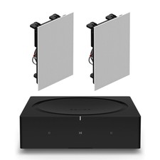 Sonos Inwllww1 In-wall Speaker Pair With Amp Wireless Hi-fi Player