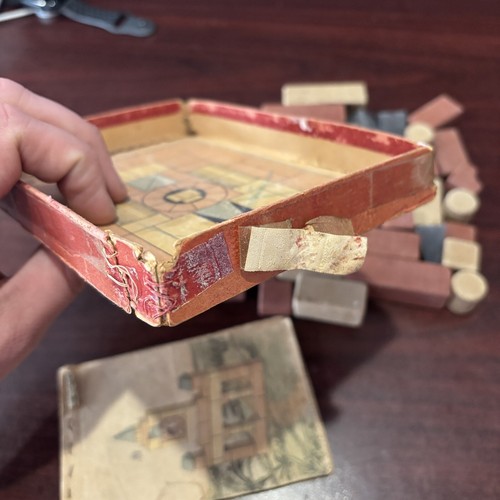 Antique 1902 Richter's Anchor Blocks Stone Building Toys - Picture 5 of 11