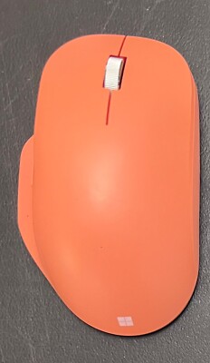 Defective Microsoft Bluetooth Ergonomic Mouse Model 1955 - Peach