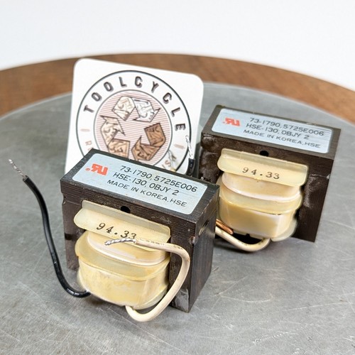 2ea Power Transformers 73-1790, 5725E006 HSE-130, OBJY 2 Korea 94.33 !313 - Picture 1 of 11