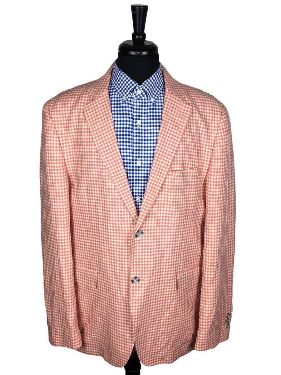 Mens gingham sport coat cheap