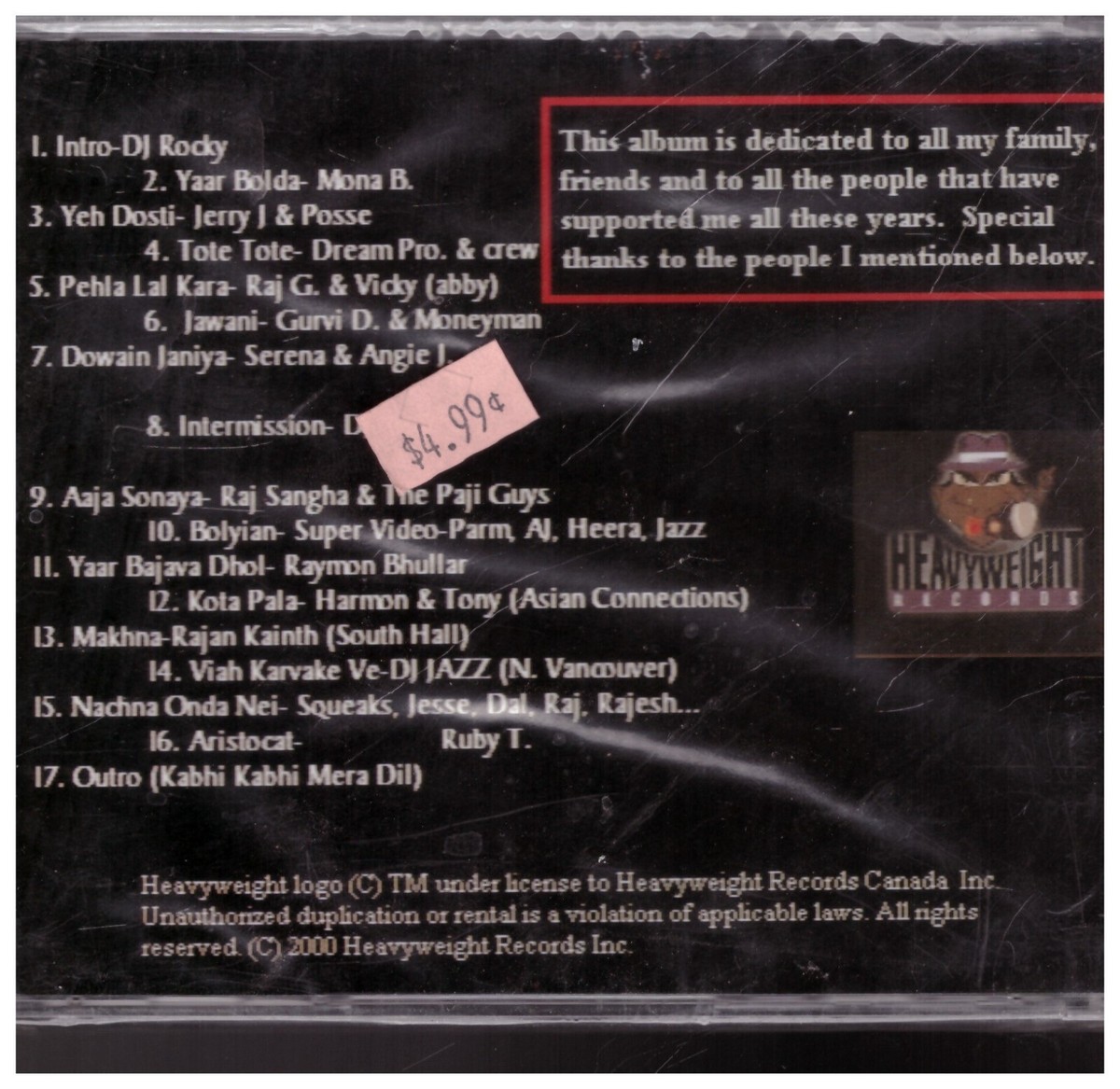 bring It On 17 explosive Bhangra Tracks By Dj Rocky [CD] Punjabi