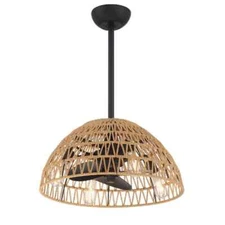 Hampton Bay Ceriman 23 in. Indoor Ceiling Fan Remote Control in Black