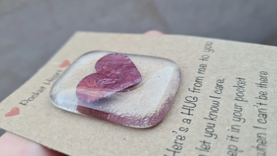 Pulsera Deseo Amatista Bolsillo Abrazo Ficha Dije Amigo Padre Niño Regalo Santa Foto 2 de 4