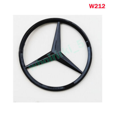 Stern Heck Abzeichen Hinten Emblem Schwarz Glänz Für Mercedes Benz W212 Clase E