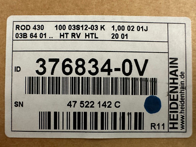 HEIDENHAIN ROD 430 100 line rotary encoder ID 295444-0V ID 376834-0V ...