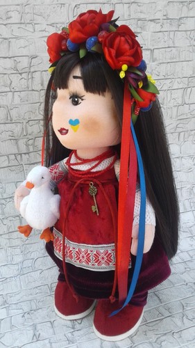 Ukrainian Handmade Interior doll Ukrainochka. Interior Toy Ukrainian . - Picture 5 of 14