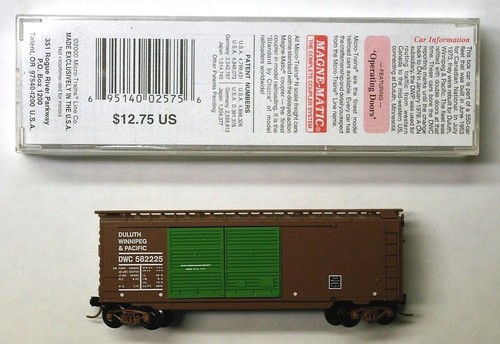 MTL Micro-Trains 23260 Duluth Winnepeg Pacific DW&P 582225 40 pies vagón de carga | Zustand: New