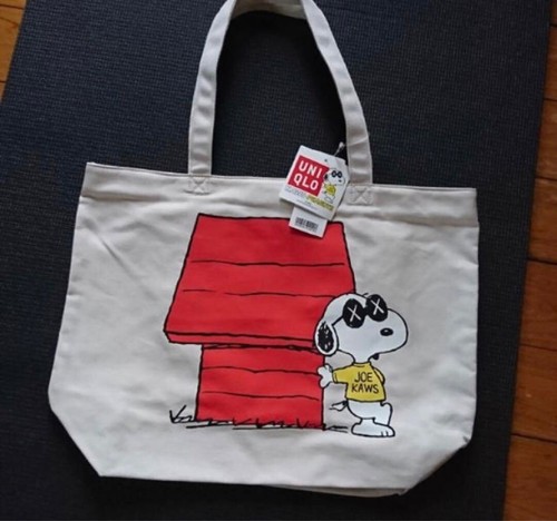 【Set】KAWS x Uniqlo Lona Bolso kaws tokio primer auténtico Japón Nuevo - Imagen 4 de 6